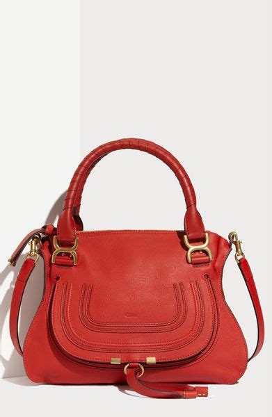 guess shopper marcie poppy red